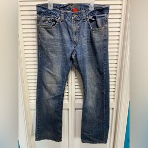Request Jeans Mens‎ Medium Wash Worn Look Size 36x30 Mid Rise Cotton